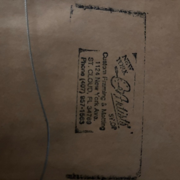 21” W x 7.25” L x 1” Custom Framed Hand Painted Papyrus Egyptian Art from Egypt - Picture 9 of 12